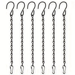Hanging Chains for Garden Plants, Baskets, Feeders - 6pcs