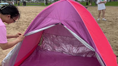 Portable Pop Up Beach Tent UPF 50 Sun Shelter Camping Beach Activities