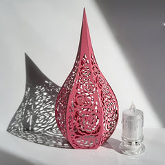 1pc Metal Cutting Dies 3D Lantern Rose Cut Die For Paper Card Making
