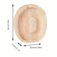 Wooden Piggy Bank Coin Piggy Bank DIY Children Letter Decorated Gift