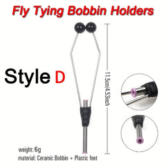 1pc Stainless Steel Fly Tying Tool Bobbin Holder Fishing Tackle