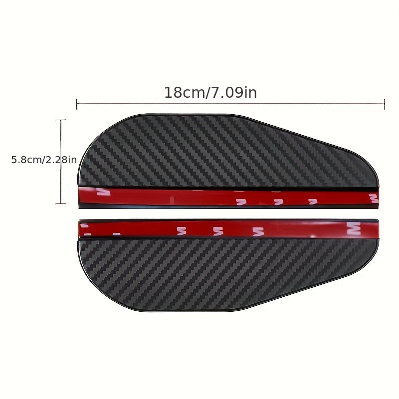 2pcs Car Mirror Rain Cover Universal Side Mirror Rain Cover Car Mirror Film