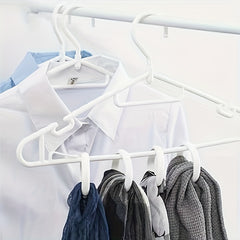 12pcs Durable Plastic Shower Curtain Rings Transparent Bathroom Accessory