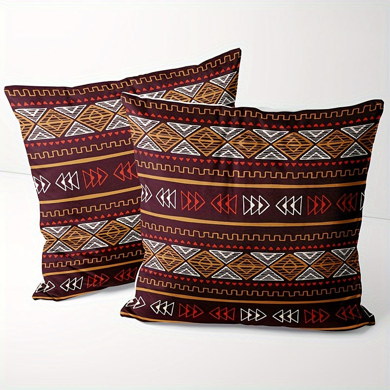 2pcs Bohemian Style Pillow Covers for Sofa Bedroom Home Decoration