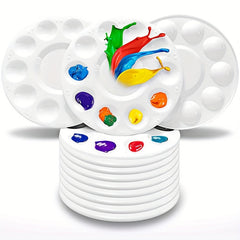 Plastic Palette for Art Students - Easy to Clean