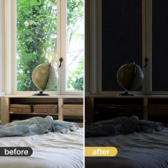 Blackout Privacy Window Film Opaque Frosted Glass Film