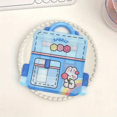 10pcs Cartoon Backpack Shape Jewelry Storage Bag