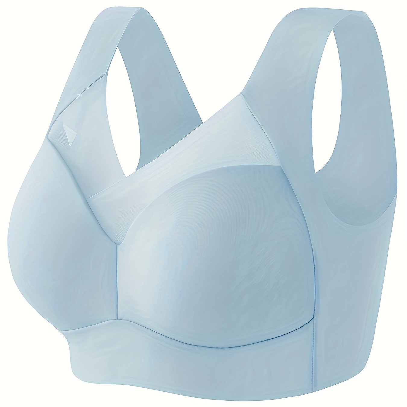 Breathable Wireless Bra Wide Straps Lingerie Underwear