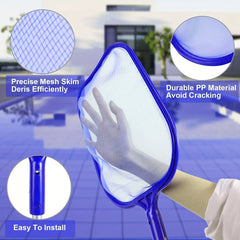 Pool Skimmer 152 Long 5 Section Connecting Pole With Hook Handle