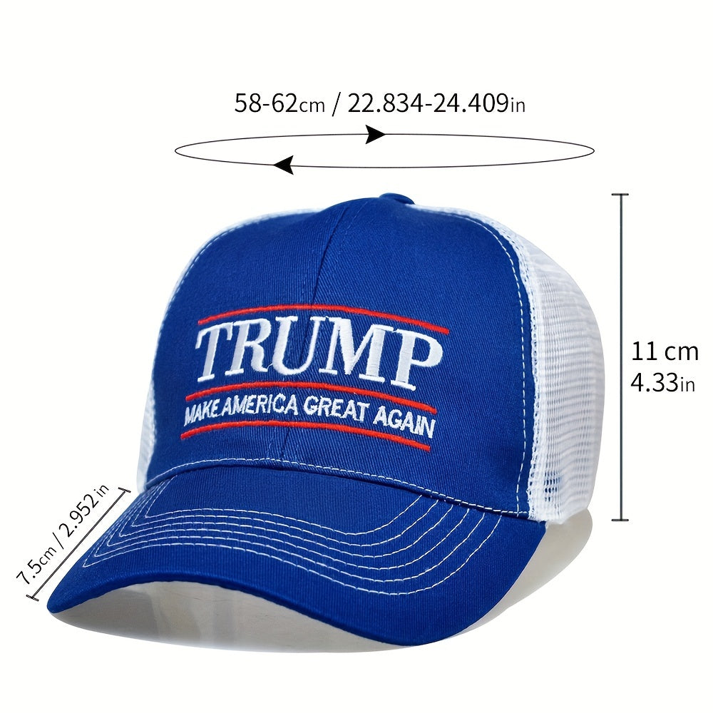 Letter Embroidery Baseball Cap Adjustable Trucker Hat Mesh Unisex Dad Hats