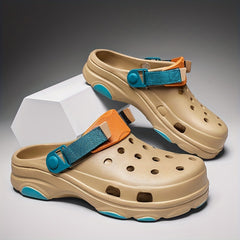 Men's Closed Toe Clog Sandals Soft Sole Walking Shoes