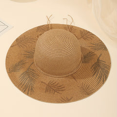 Men's Summer Big Brim Beach Sun Protection Straw Hat