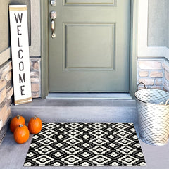 Indoor Outdoor Striped Rug 59x89 Inches