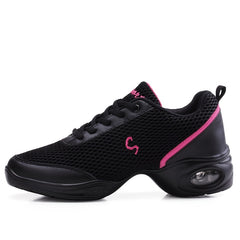 Arch Support Non Slip Dance Shoes Mesh Comfortable Air Cushion Shock Absorption