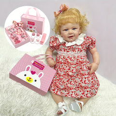 55 Doll With Clip Reborn Dolls Painted Lifelike Reborn Dolls With Rooted Hair