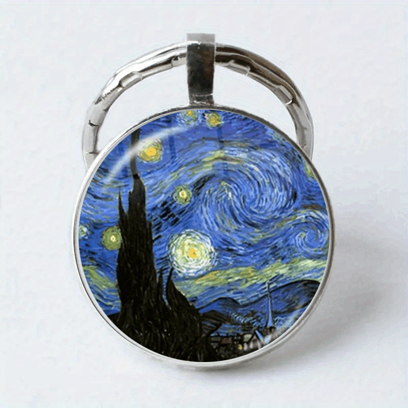Boy's Vintage Starry Sky Keychain Jewelry Accessories