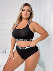 Sports Lingerie Set - Halter Neck Bra & Underwe