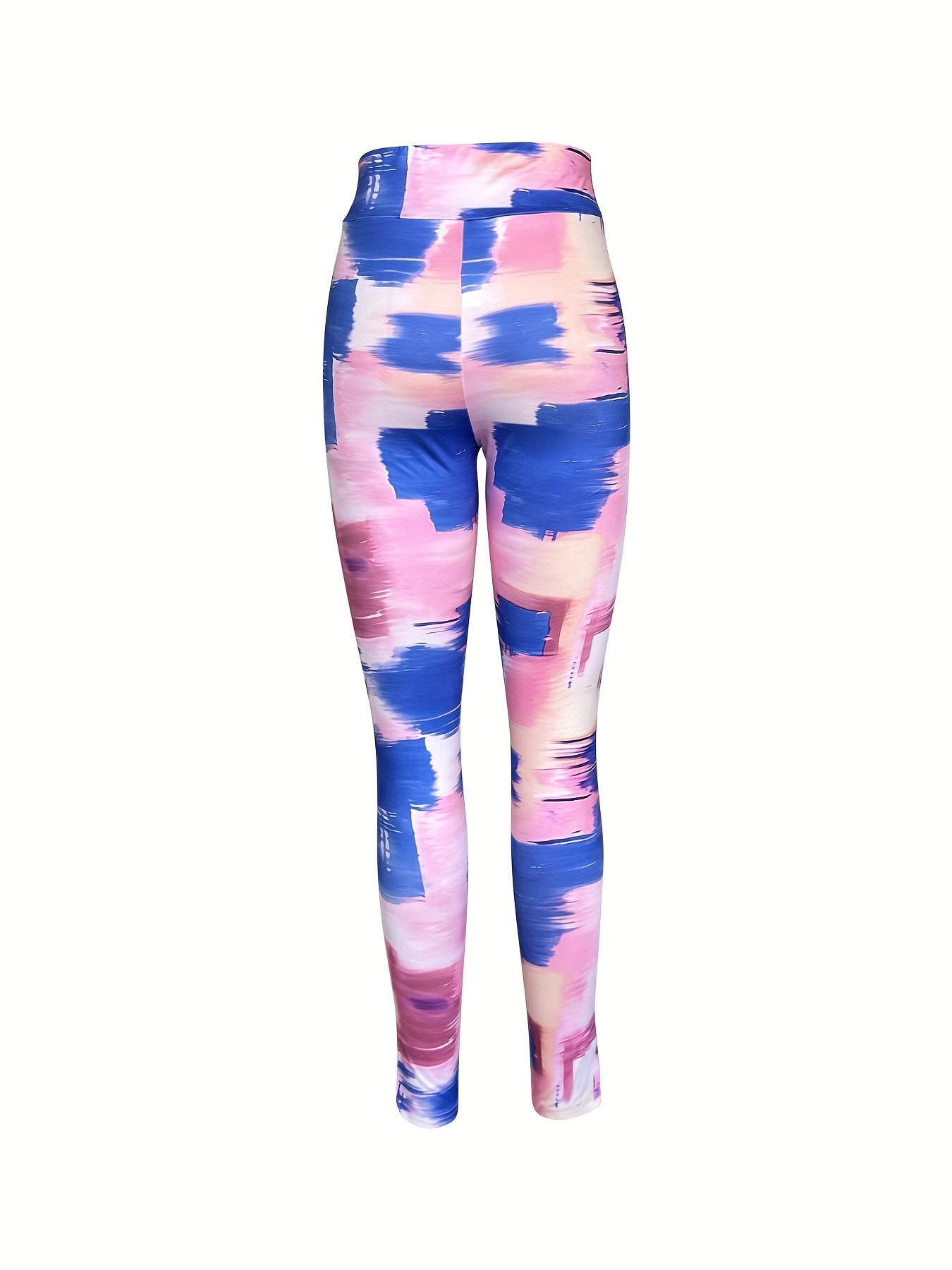 Block Print Skinning Yoga Pants Fitness Leggings