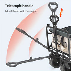TAG Outdoor Camping Cart Campsite Cart Picnic Camping Trolley Folding Small Cart