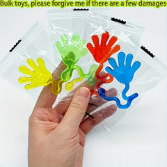 Colorful Sticky Palm Toys Elastic Rubber Climbing Toys Easy to Use