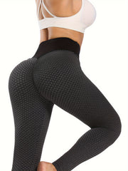Honeycomb Butt Lifting High Waist Yoga Pants