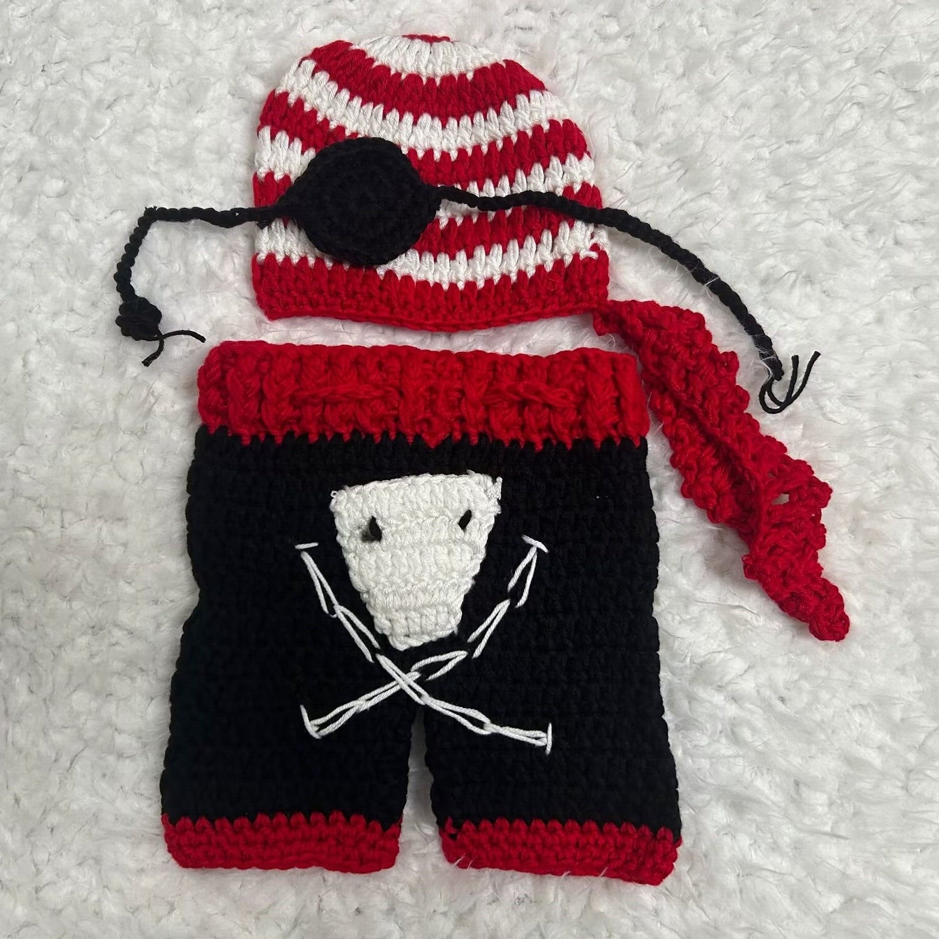 Newborn Boys Pirate Outfit for Photography