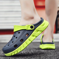 Men's Slip On Platform Clogs Durable Beach Garden Shoes
