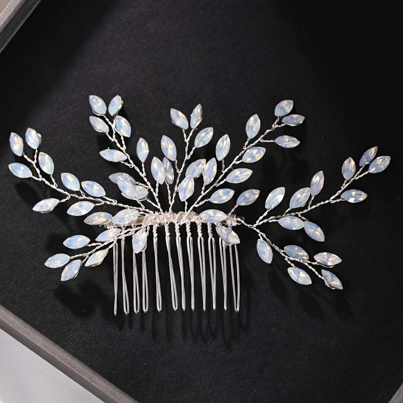 Faux Pearl Bridal Hair Comb Wedding Hair Accessory