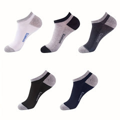 Men's Low Cut Socks for Cycling & Running - Breathable & Non-Slip