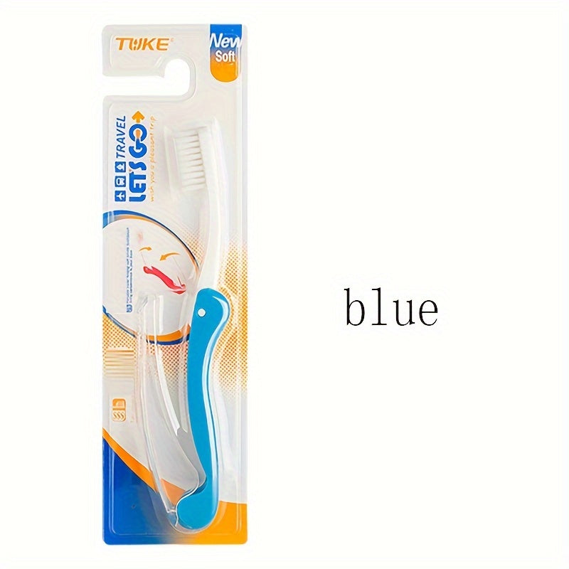 Portable Folding Toothbrush Soft Bristles Camping Travel