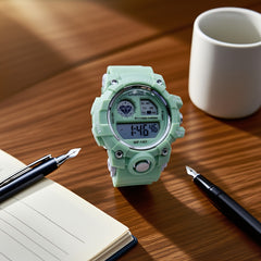 Kids Waterproof Digital Watch, Boys and Girls Wristwatch with Alarm, Ages 8-16