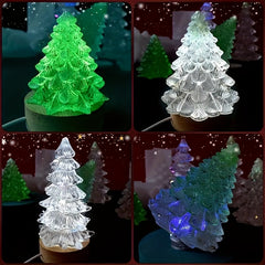 3D Christmas Tree Silicone Resin Mold Epoxy Resin Crafts DIY Soap Lotion Bar Mou