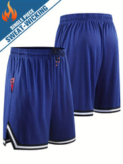 Men's Breathable Basketball Shorts Quick Drying Running Shorts