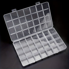 24/28 Grids Jewelry Storage Box Container Organizer