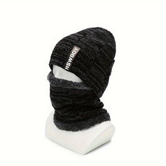 Winter Beanie Hat and Neck Gaiter Set with Ear Protection Face Cover