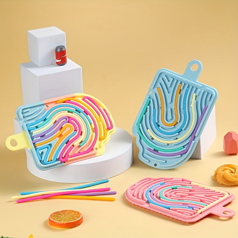 Silicone Double Sided Sensory Activity Board Social Emotional Learning
