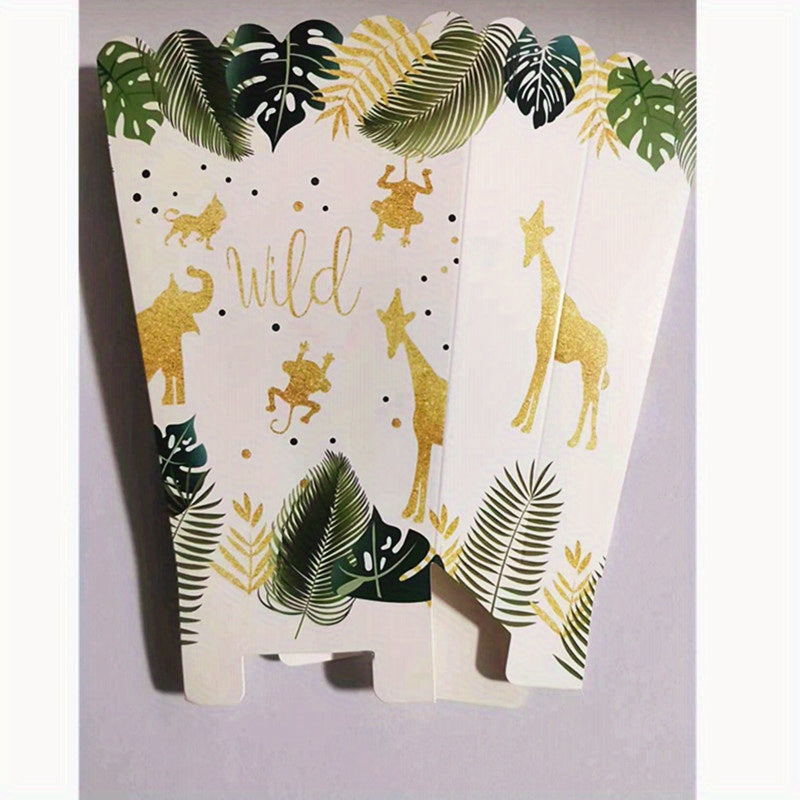 6Pcs Unicorn Popcorn Box Party Supplies