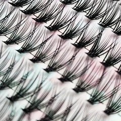 Cluster Eyelashes Natural Soft False Eyelashes Premade Spiky Curling Lashes