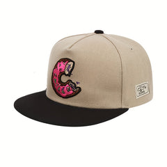 Donut Embroidery Snapback Hat Block Hip Hop Baseball Cap Unisex