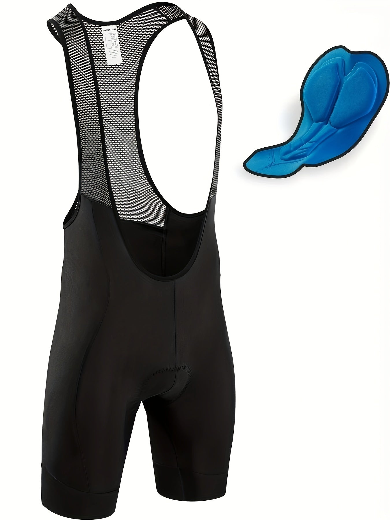 Men's Cycling Bib Shorts, 3D Padding, Moisture Wicking