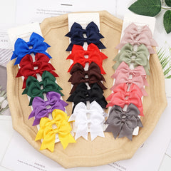 30-60pcs Baby Girls Bow Hair Pins Hair Clips For Party