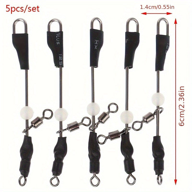 5pcs Fishing Connector Quick Change Release Swivel Accessories