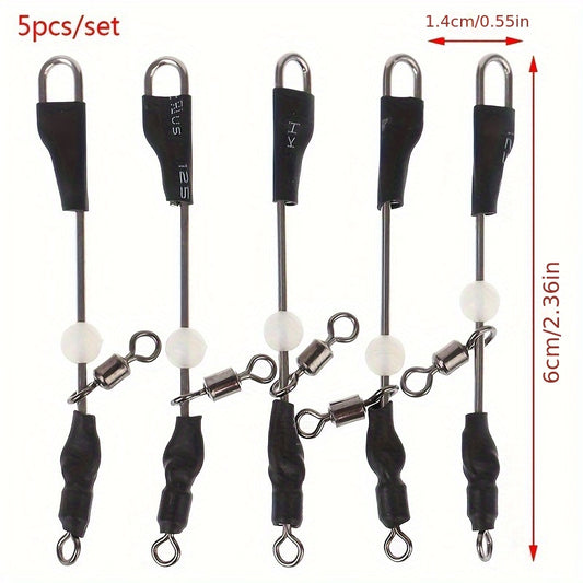 5pcs Fishing Connector Quick Change Release Swivel Accessories
