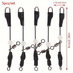 5pcs Fishing Connector Quick Change Release Swivel Accessories