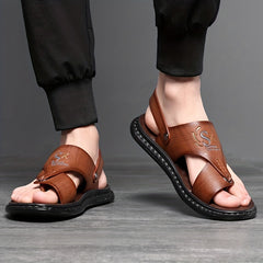 Men's Open Toe Slip On Sandals Anti-Skid Rubber Sole