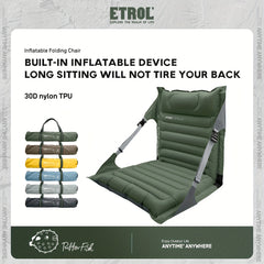 Inflatable Folding Chair Outdoor Portable Camping Recliner Chair