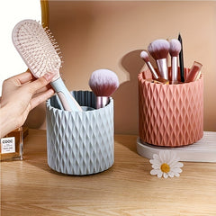 360 Rotating Cosmetic Brush Storage Bucket