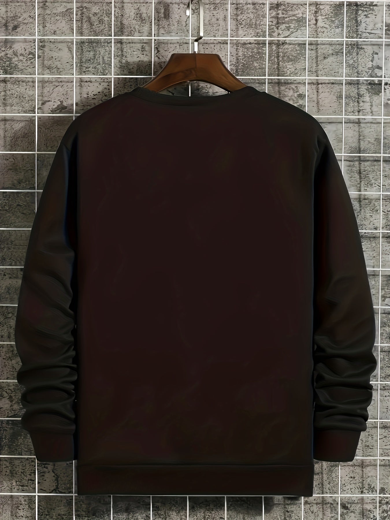 Duck Print Men's Comfy Sweatshirt Long Sleeve Top