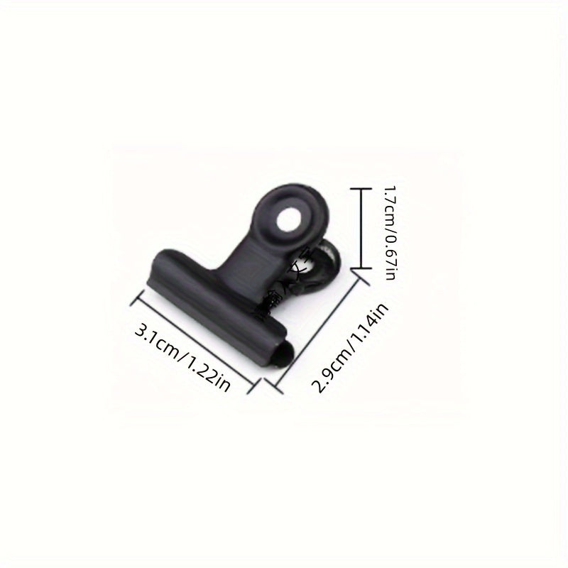 5pcs Metal Clip Stationery Office Supplies Small Book Clip