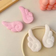 Sweet Angel Wing Plush Hair Clip Hairpin Accessories